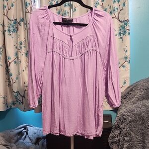 Lane Bryant Lilac Blouse